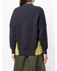 mehrfarbiger Pullover mit einem Rundhalsausschnitt von Sportmax