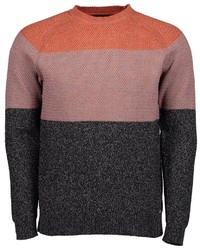 mehrfarbiger Pullover mit einem Rundhalsausschnitt von Blue Seven