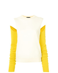 mehrfarbiger Pullover mit einem Rundhalsausschnitt von Calvin Klein