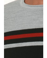 mehrfarbiger Pullover mit einem Rundhalsausschnitt von CE&CE
