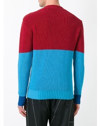 mehrfarbiger Pullover mit einem Rundhalsausschnitt von JW Anderson