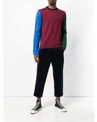 mehrfarbiger Pullover mit einem Rundhalsausschnitt von Comme Des Garcons SHIRT