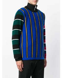 mehrfarbiger Pullover mit einem Rundhalsausschnitt von Hilfiger Collection