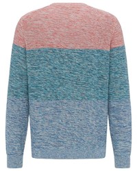 mehrfarbiger Pullover mit einem Rundhalsausschnitt von Fynch Hatton