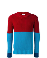 mehrfarbiger Pullover mit einem Rundhalsausschnitt von JW Anderson