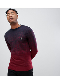 mehrfarbiger Pullover mit einem Rundhalsausschnitt von Le Breve