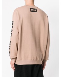 mehrfarbiger Pullover mit einem Rundhalsausschnitt von MSGM