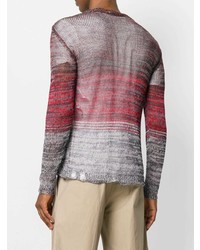 mehrfarbiger Pullover mit einem Rundhalsausschnitt von Stella McCartney