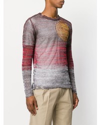 mehrfarbiger Pullover mit einem Rundhalsausschnitt von Stella McCartney