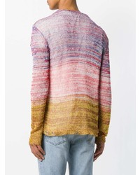 mehrfarbiger Pullover mit einem Rundhalsausschnitt von Stella McCartney