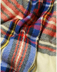 mehrfarbiger Schal mit Schottenmuster von Asos