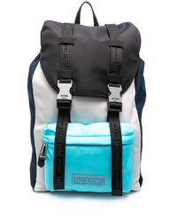 mehrfarbiger Segeltuch Rucksack von Moschino