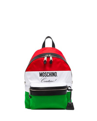 mehrfarbiger Segeltuch Rucksack von Moschino