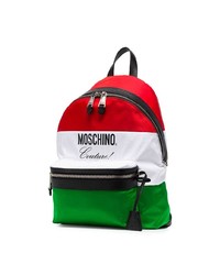 mehrfarbiger Segeltuch Rucksack von Moschino