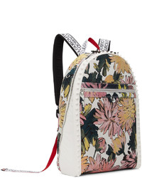 mehrfarbiger Segeltuch Rucksack von Christian Louboutin