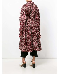 mehrfarbiger Trenchcoat mit geometrischem Muster von Marni