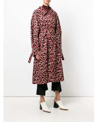 mehrfarbiger Trenchcoat mit geometrischem Muster von Marni