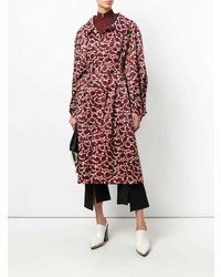 mehrfarbiger Trenchcoat mit geometrischem Muster von Marni