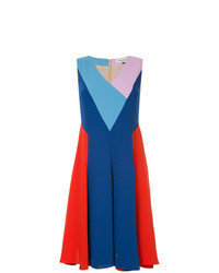 mehrfarbiges ausgestelltes Kleid von Han Ahn Soon