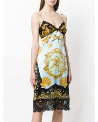 mehrfarbiges bedrucktes Camisole-Kleid von Versace