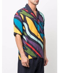mehrfarbiges bedrucktes Kurzarmhemd von Missoni