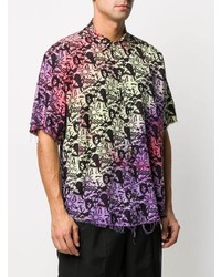 mehrfarbiges bedrucktes Kurzarmhemd von Mauna Kea