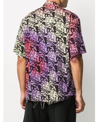 mehrfarbiges bedrucktes Kurzarmhemd von Mauna Kea