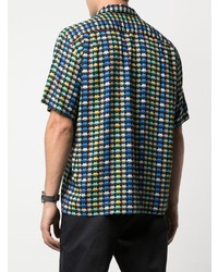 mehrfarbiges bedrucktes Kurzarmhemd von Portuguese Flannel