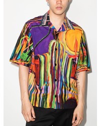 mehrfarbiges bedrucktes Kurzarmhemd von Givenchy