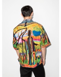 mehrfarbiges bedrucktes Kurzarmhemd von Givenchy