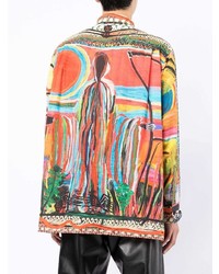 mehrfarbiges bedrucktes Langarmhemd von Givenchy