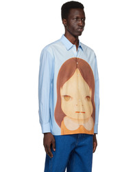 mehrfarbiges bedrucktes Langarmhemd von Stella McCartney