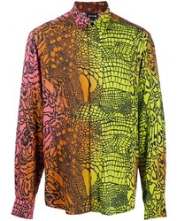 mehrfarbiges bedrucktes Langarmhemd von Just Cavalli