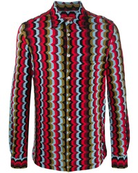 mehrfarbiges bedrucktes Langarmhemd von Missoni