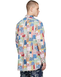 mehrfarbiges bedrucktes Langarmhemd von Engineered Garments