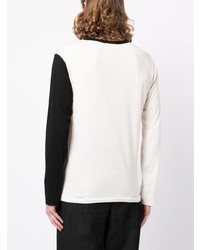 mehrfarbiges bedrucktes Langarmshirt von Yohji Yamamoto