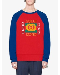mehrfarbiges bedrucktes Sweatshirt von Gucci