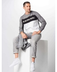mehrfarbiges bedrucktes Sweatshirt von G-Star RAW