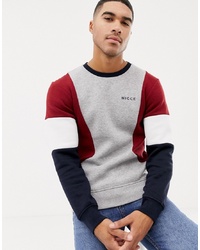 mehrfarbiges bedrucktes Sweatshirt von Nicce London