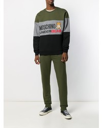 mehrfarbiges bedrucktes Sweatshirt von Moschino