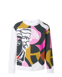 mehrfarbiges bedrucktes Sweatshirt von Versace Collection