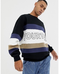 mehrfarbiges bedrucktes Sweatshirt von YOURTURN