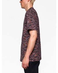 mehrfarbiges bedrucktes T-Shirt mit einem Rundhalsausschnitt von Missoni