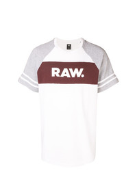 mehrfarbiges bedrucktes T-Shirt mit einem Rundhalsausschnitt von G-Star Raw Research