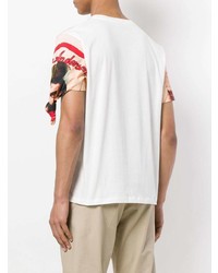 mehrfarbiges bedrucktes T-Shirt mit einem Rundhalsausschnitt von JW Anderson