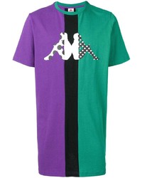 mehrfarbiges bedrucktes T-Shirt mit einem Rundhalsausschnitt von Kappa