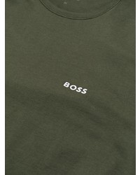 mehrfarbiges bedrucktes T-Shirt mit einem Rundhalsausschnitt von BOSS