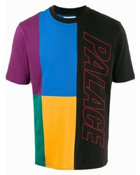 mehrfarbiges bedrucktes T-Shirt mit einem Rundhalsausschnitt von Palace
