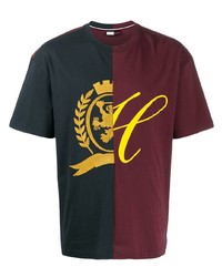 mehrfarbiges bedrucktes T-Shirt mit einem Rundhalsausschnitt von Tommy Hilfiger