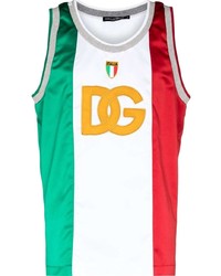 mehrfarbiges bedrucktes Trägershirt von Dolce & Gabbana